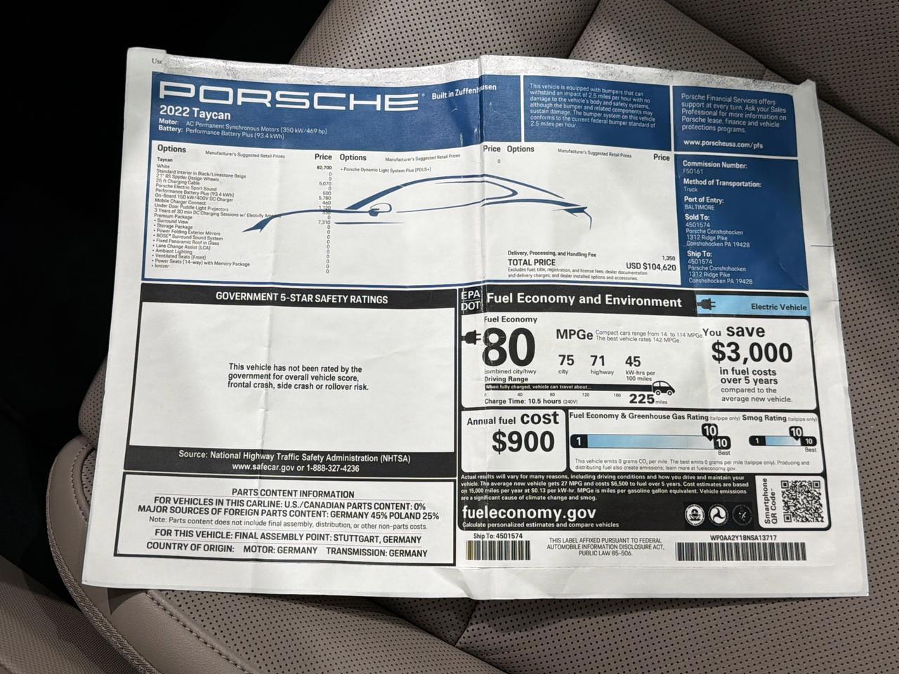 2022 Porsche Taycan Newark DE