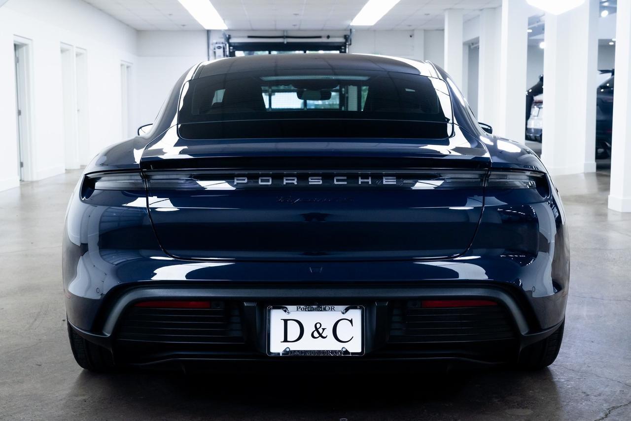 2022 Porsche Taycan 4S Vented Seats PTS Dark Sea Blue Technology Package Portland OR
