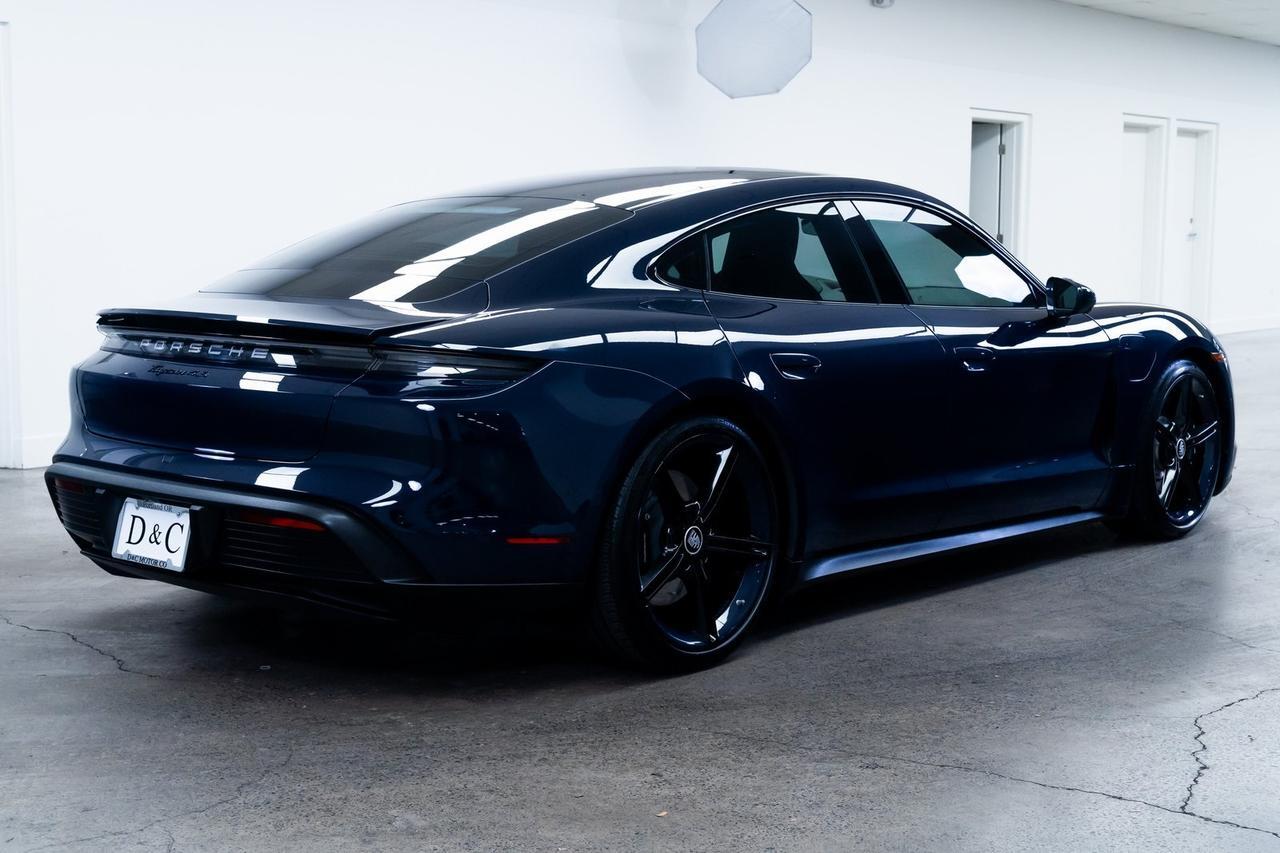 2022 Porsche Taycan 4S Vented Seats PTS Dark Sea Blue Technology Package Portland OR