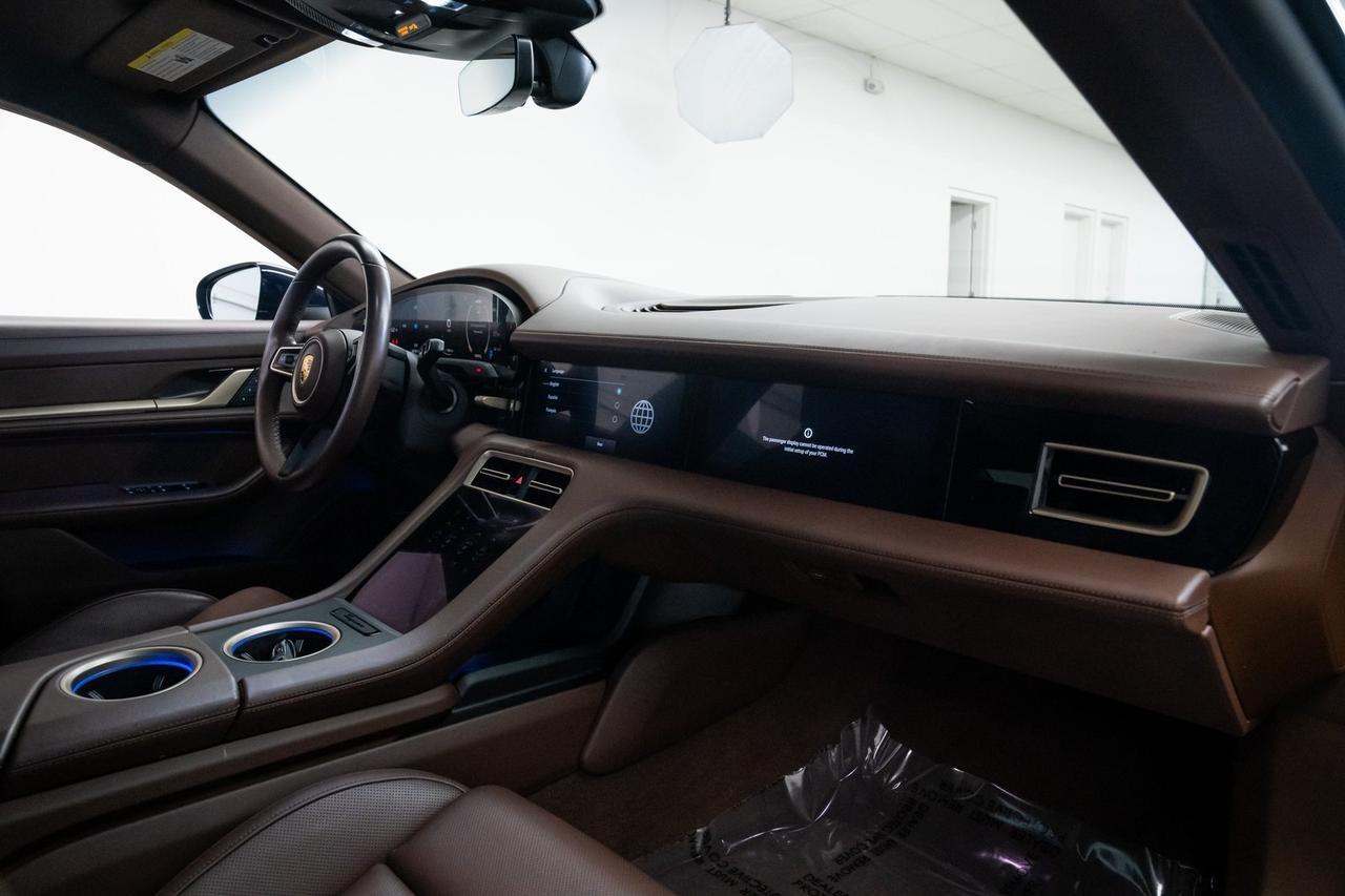 2022 Porsche Taycan 4S Vented Seats PTS Dark Sea Blue Technology Package Portland OR