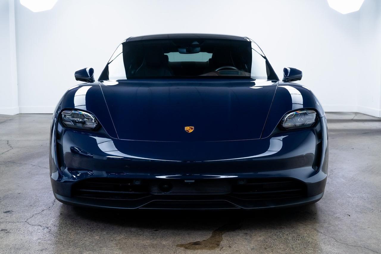 2022 Porsche Taycan 4S Vented Seats PTS Dark Sea Blue Technology Package Portland OR