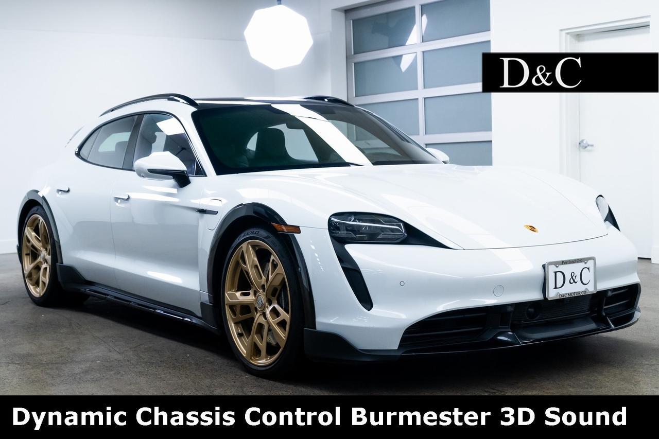 2022 Porsche Taycan Cross Turismo Turbo S Dynamic Chassis Control Burmester 3D Sound