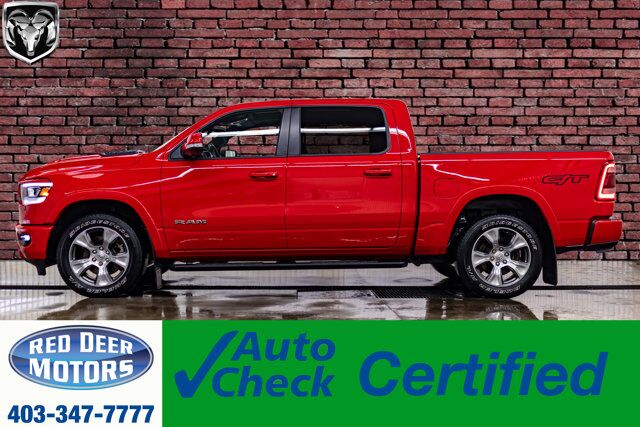2022 Ram 1500 4x4 Crew Cab Laramie GT Leather Roof Nav BCam Red Deer AB