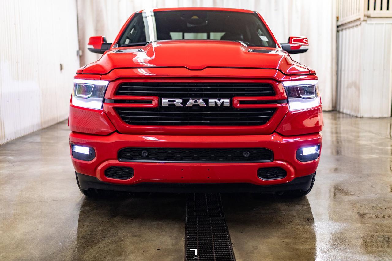2022 Ram 1500 4x4 Crew Cab Laramie GT Leather Roof Nav BCam Red Deer AB