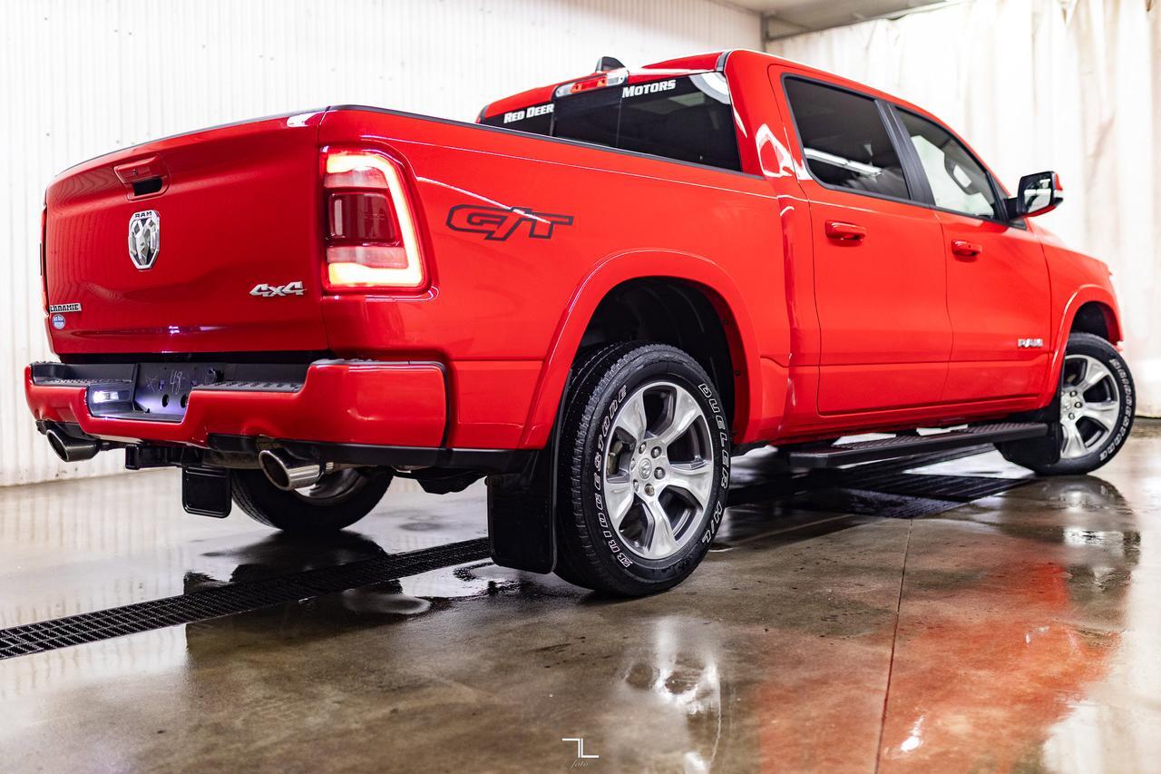 2022 Ram 1500 4x4 Crew Cab Laramie GT Leather Roof Nav BCam Red Deer AB