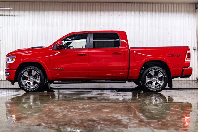 2022 Ram 1500 4x4 Crew Cab Laramie GT Leather Roof Nav BCam Red Deer AB