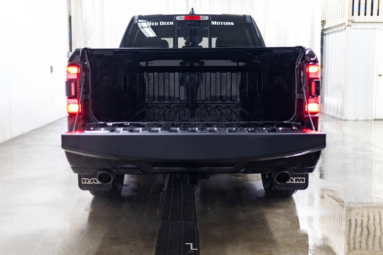 2022 Ram 1500 4x4 Crew Cab Laramie Night Edition Leather Nav Red Deer AB