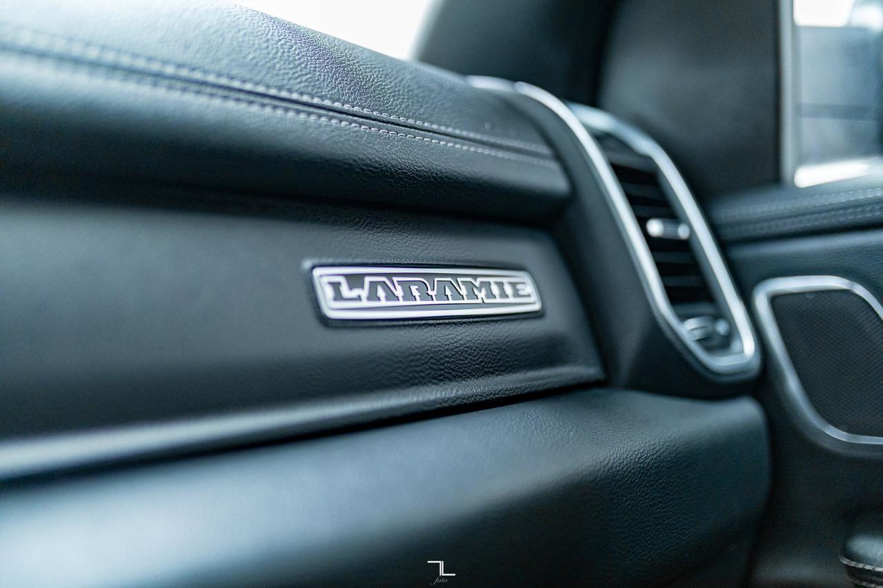 2022 Ram 1500 4x4 Crew Cab Laramie Night Edition Leather Nav Red Deer AB