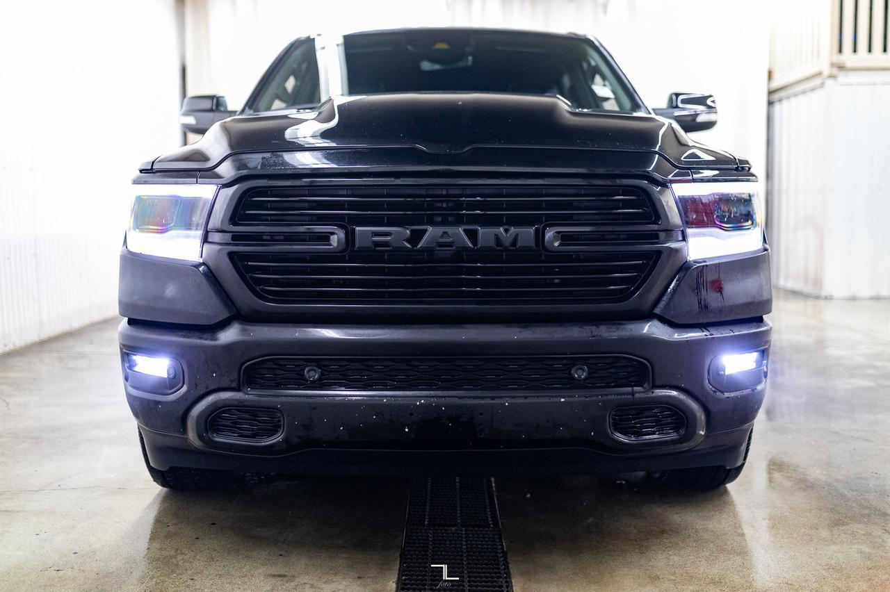 2022 Ram 1500 4x4 Crew Cab Laramie Night Edition Leather Nav Red Deer AB