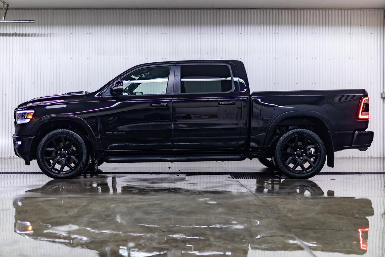 2022 Ram 1500 4x4 Crew Cab Laramie Night Edition Leather Nav Red Deer AB