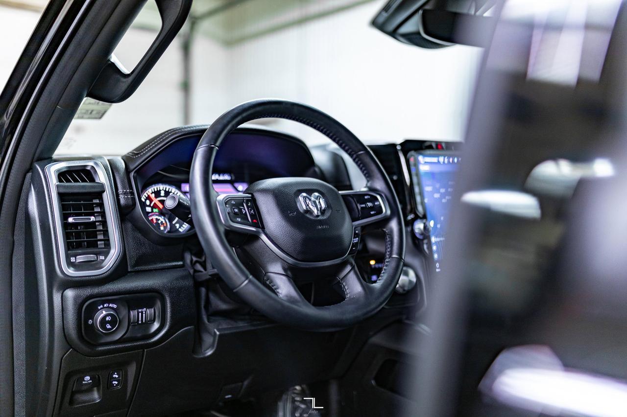 2022 Ram 1500 4x4 Crew Cab Laramie Night Edition Leather Nav Red Deer AB