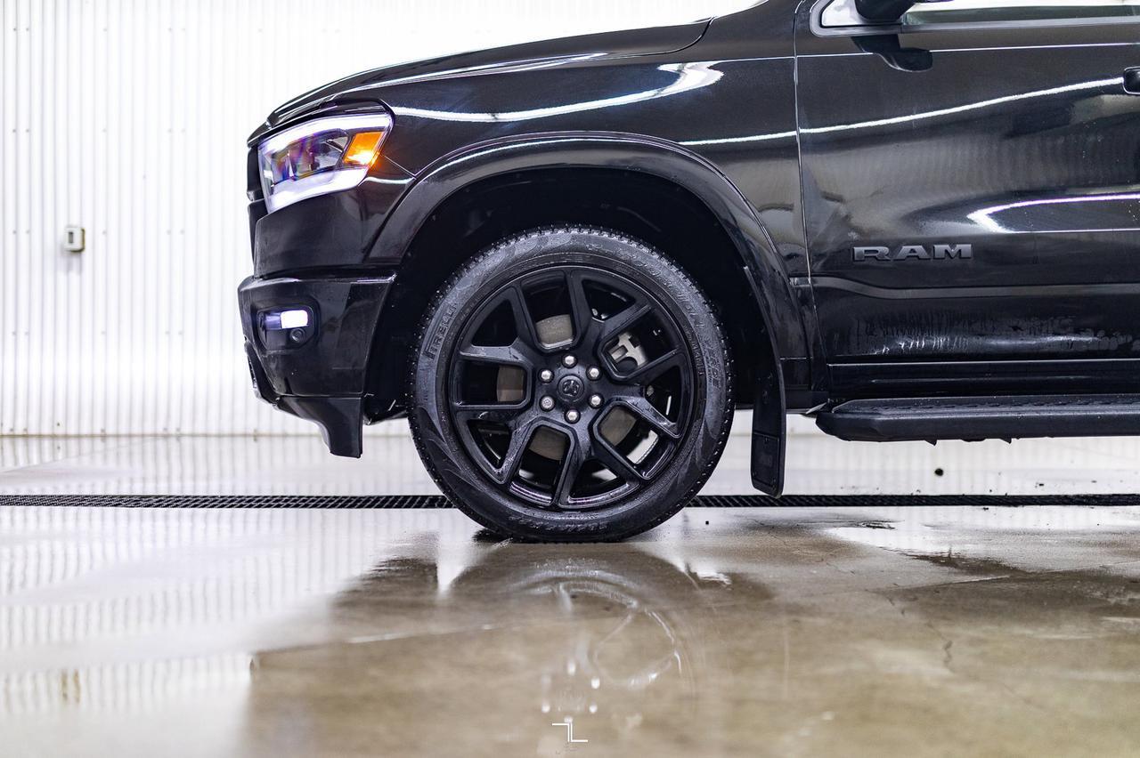 2022 Ram 1500 4x4 Crew Cab Laramie Night Edition Leather Nav Red Deer AB