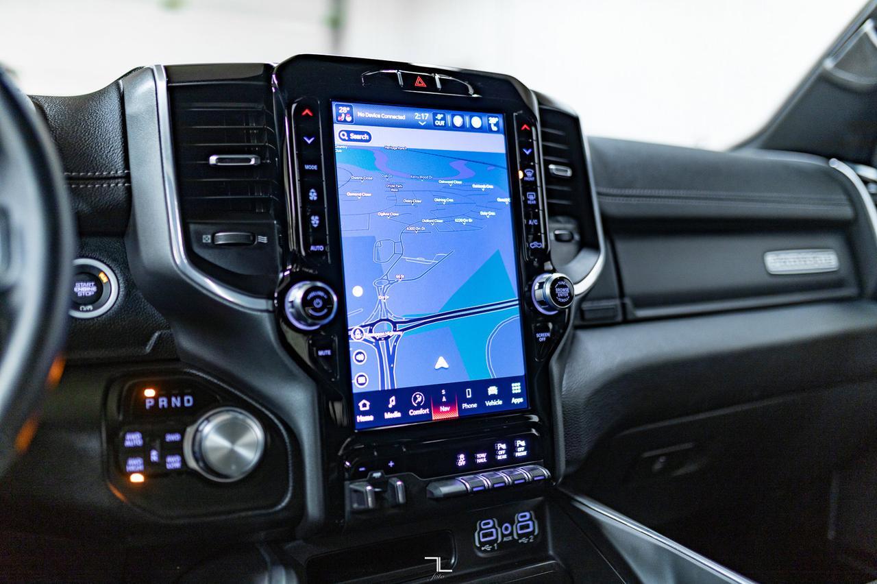 2022 Ram 1500 4x4 Crew Cab Laramie Night Edition Leather Nav Red Deer AB