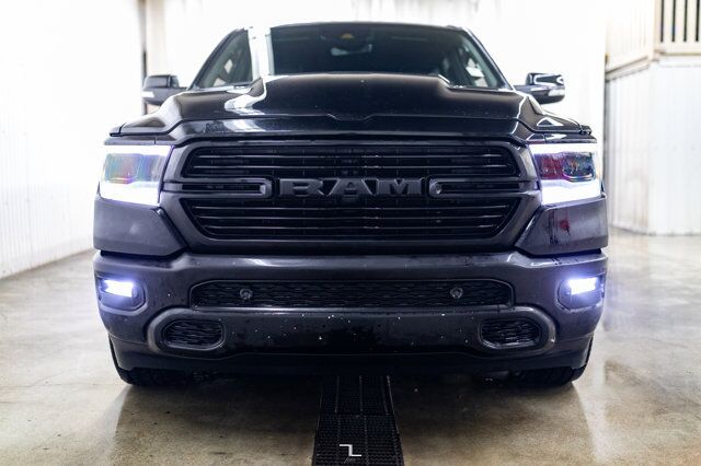 2022 Ram 1500 4x4 Crew Cab Laramie Night Edition Leather Nav Red Deer AB