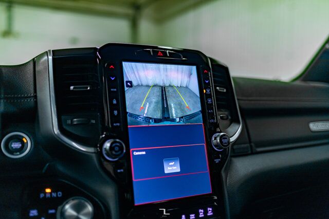 2022 Ram 1500 4x4 Crew Cab Laramie Night Edition Leather Nav Red Deer AB