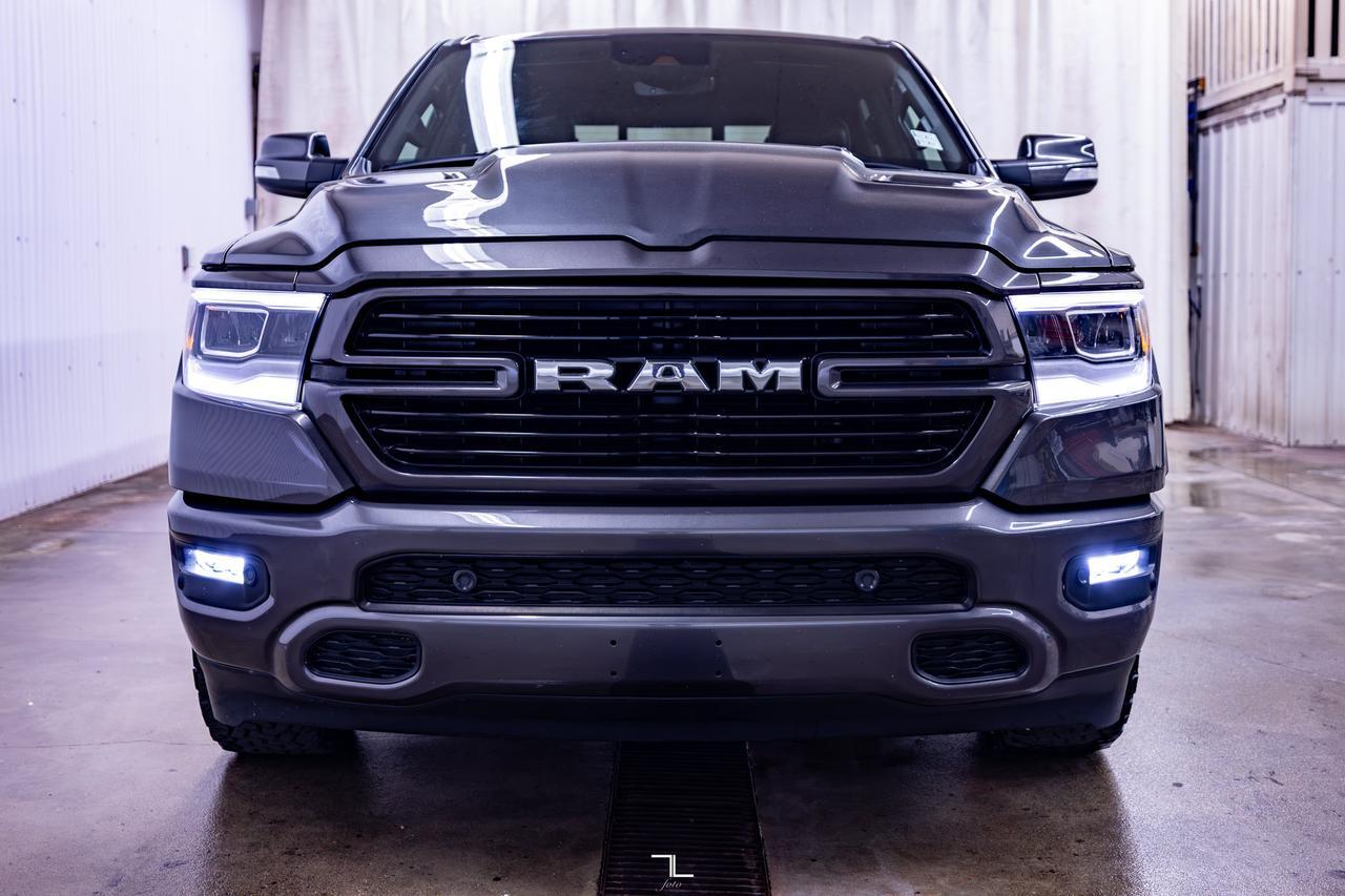2022 Ram 1500 4x4 Crew Cab Laramie Sport Leather Nav BCam Red Deer AB