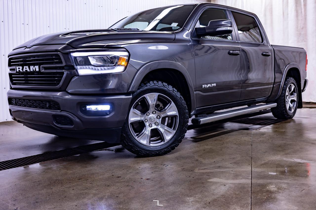 2022 Ram 1500 4x4 Crew Cab Laramie Sport Leather Nav BCam Red Deer AB