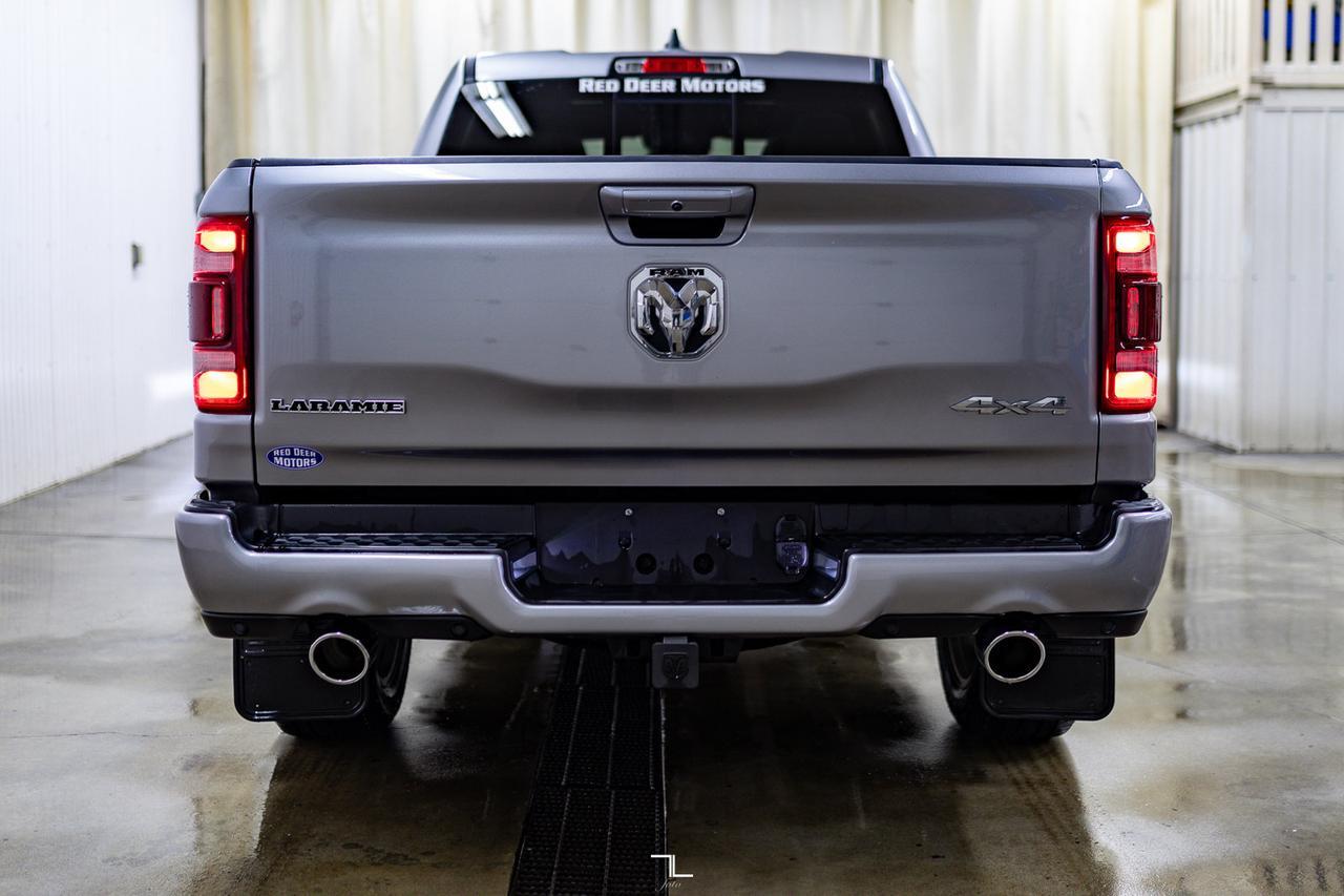 2022 Ram 1500 4x4 Crew Cab Laramie Sport Leather Roof Nav Red Deer AB