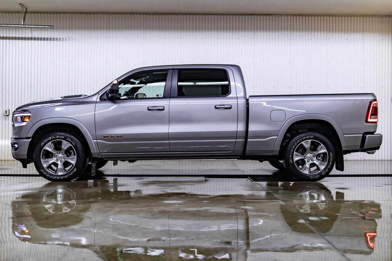 2022 Ram 1500 4x4 Crew Cab Laramie Sport Leather Roof Nav Red Deer AB