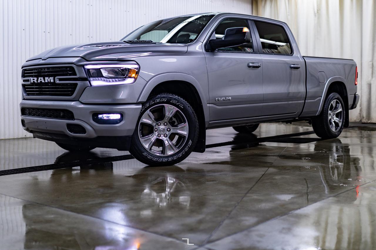 2022 Ram 1500 4x4 Crew Cab Laramie Sport Leather Roof Nav Red Deer AB