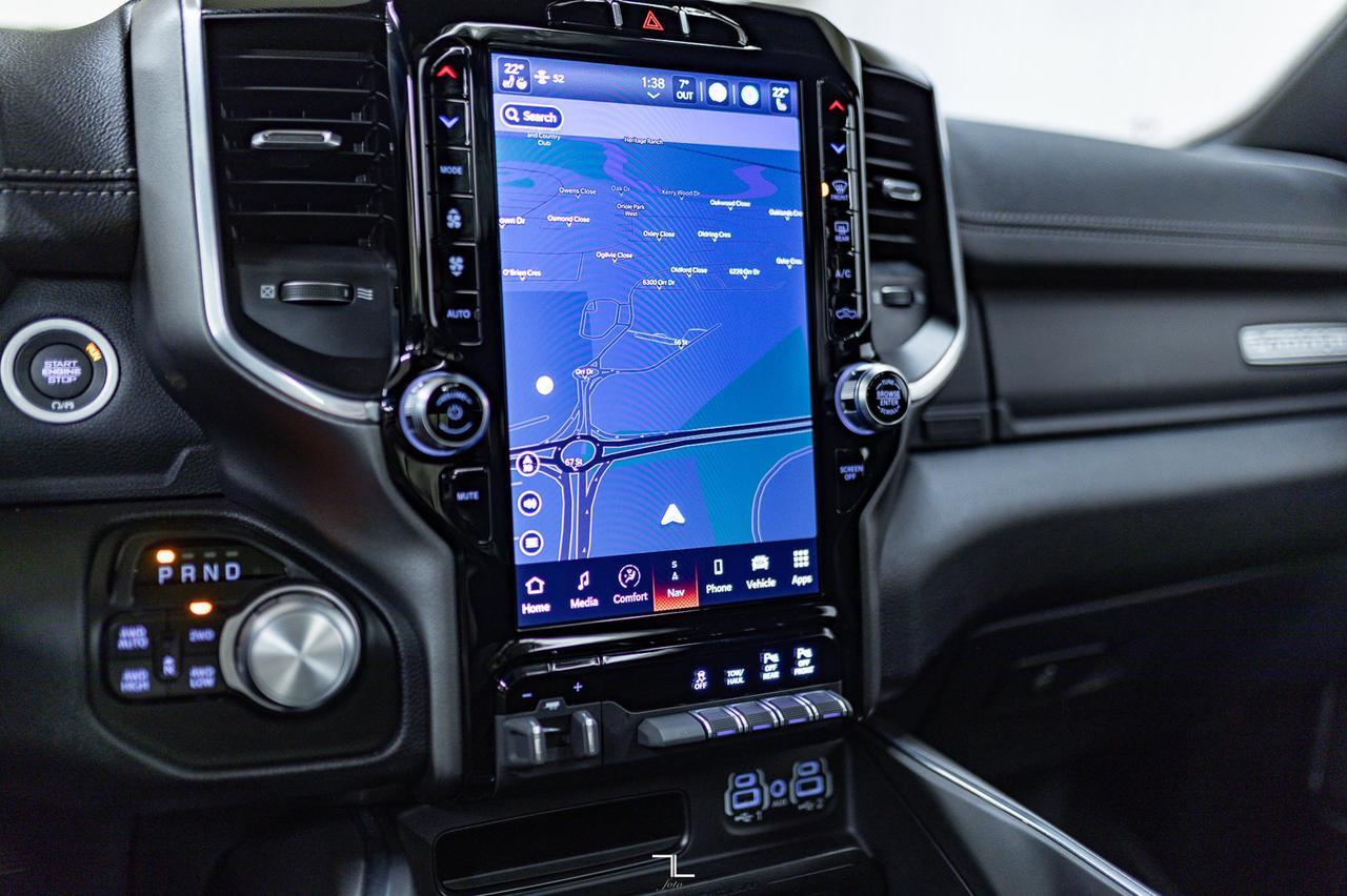 2022 Ram 1500 4x4 Crew Cab Laramie Sport Leather Roof Nav Red Deer AB