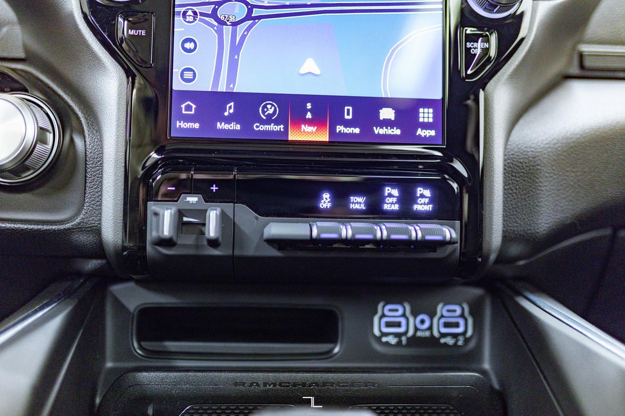 2022 Ram 1500 4x4 Crew Cab Laramie Sport Leather Roof Nav Red Deer AB