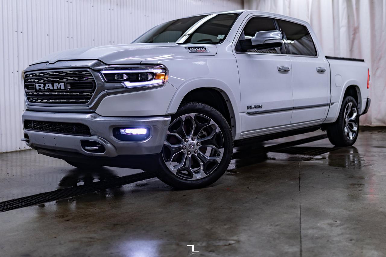 2022 Ram 1500 4x4 Crew Cab Limited EcoDiesel Leather Roof Nav Red Deer AB