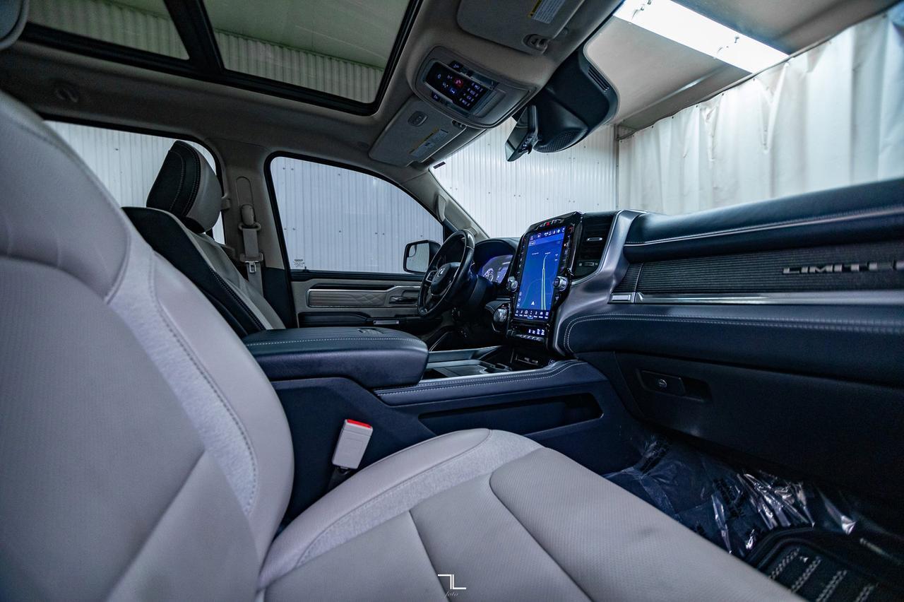 2022 Ram 1500 4x4 Crew Cab Limited EcoDiesel Leather Roof Nav Red Deer AB