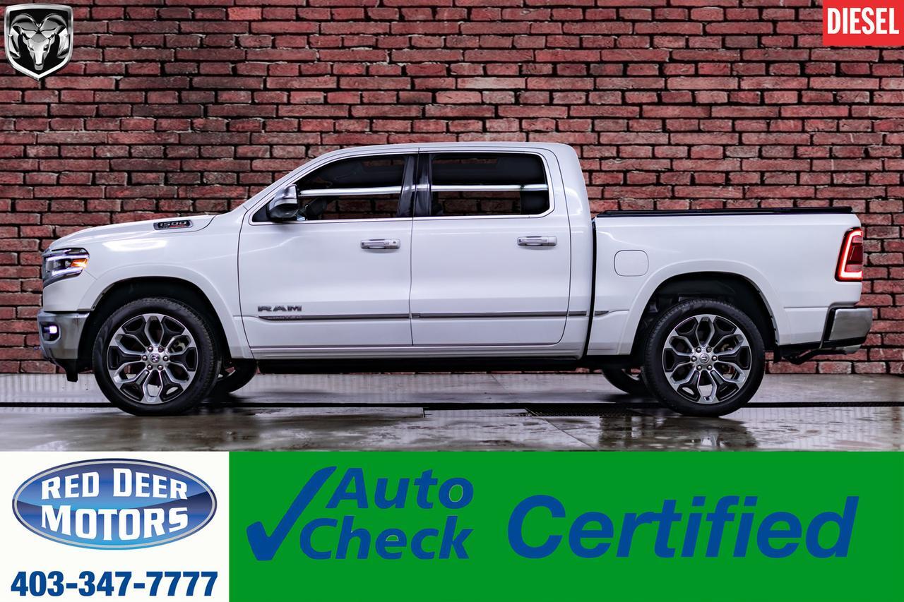 2022 Ram 1500 4x4 Crew Cab Limited EcoDiesel Leather Roof Nav