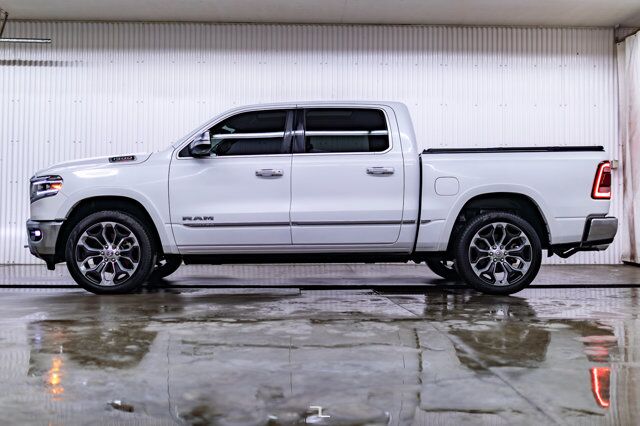 2022 Ram 1500 4x4 Crew Cab Limited EcoDiesel Leather Roof Nav Red Deer AB