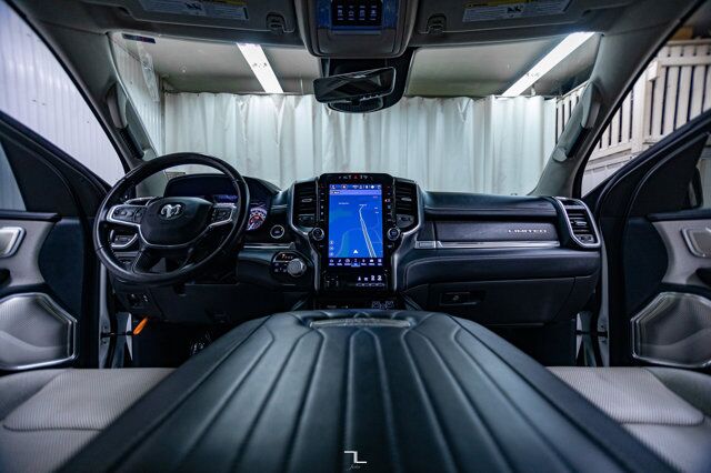 2022 Ram 1500 4x4 Crew Cab Limited EcoDiesel Leather Roof Nav Red Deer AB