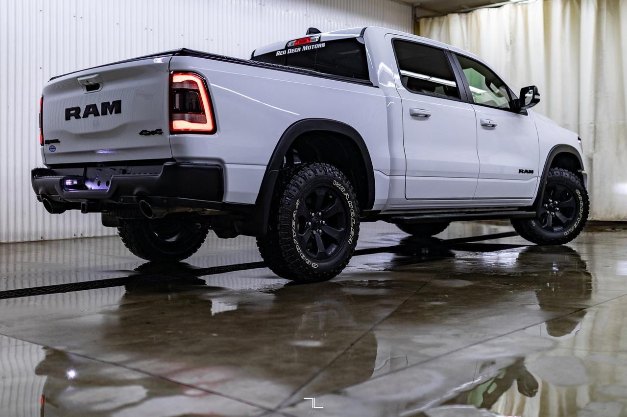 2022 Ram 1500 4x4 Crew Cab Rebel EcoDiesel Leather Roof Nav Red Deer AB