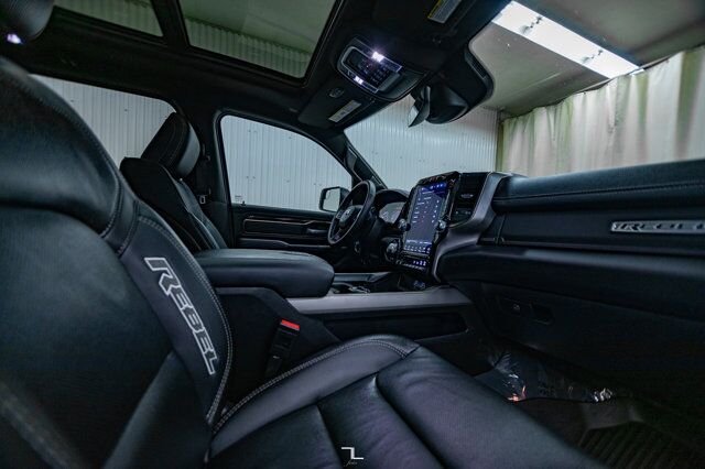 2022 Ram 1500 4x4 Crew Cab Rebel EcoDiesel Leather Roof Nav Red Deer AB