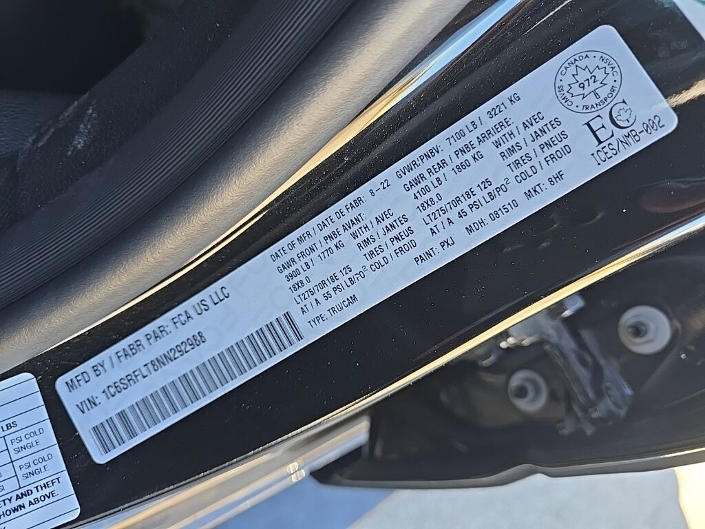 2022 Ram 1500 4x4 Crew Cab Rebel Fond du Lac WI