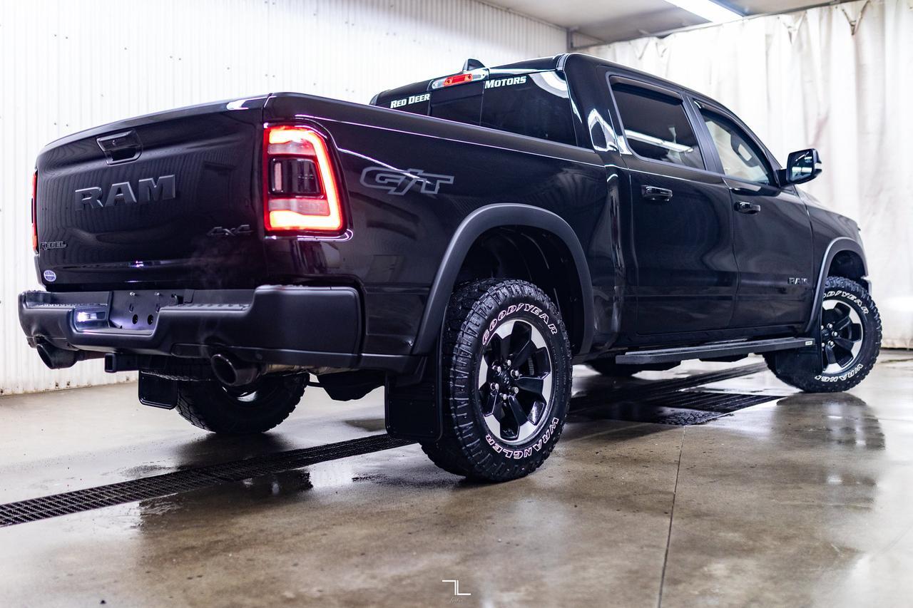 2022 Ram 1500 4x4 Crew Cab Rebel GT Leather Nav BCam Red Deer AB