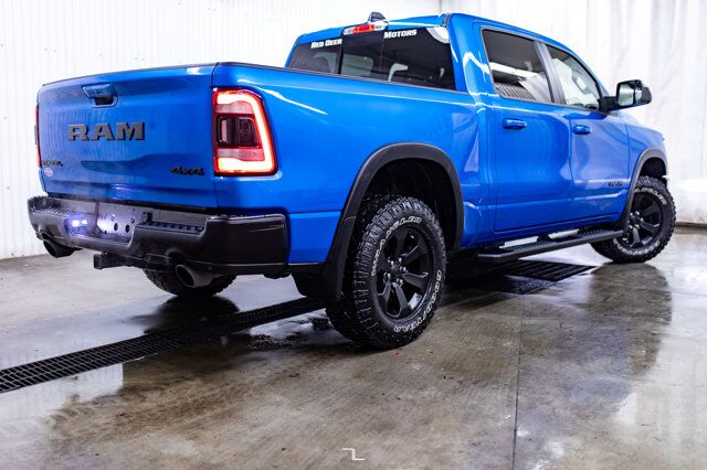 2022 Ram 1500 4x4 Crew Cab Rebel Leather Nav BCam Red Deer AB