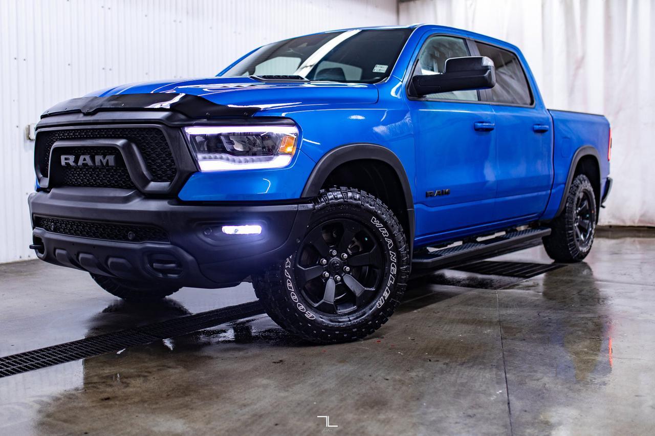 2022 Ram 1500 4x4 Crew Cab Rebel Leather Nav BCam Red Deer AB