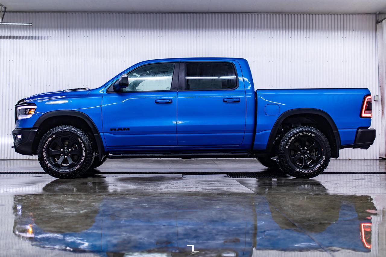2022 Ram 1500 4x4 Crew Cab Rebel Leather Nav BCam Red Deer AB