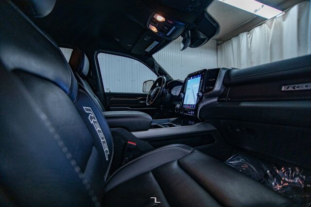 2022 Ram 1500 4x4 Crew Cab Rebel Leather Nav BCam Red Deer AB