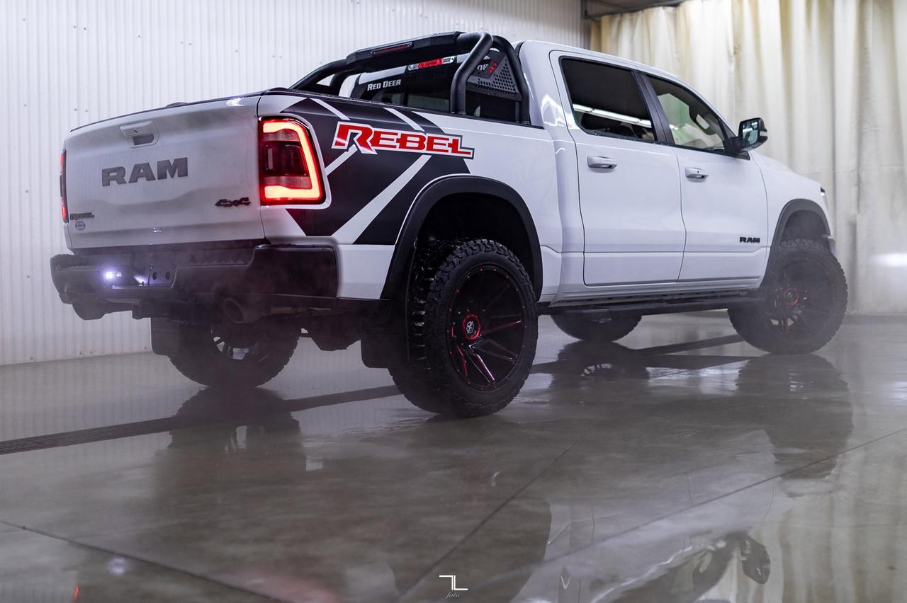 2022 Ram 1500 4x4 Crew Cab Rebel Leather Nav BCam Red Deer AB