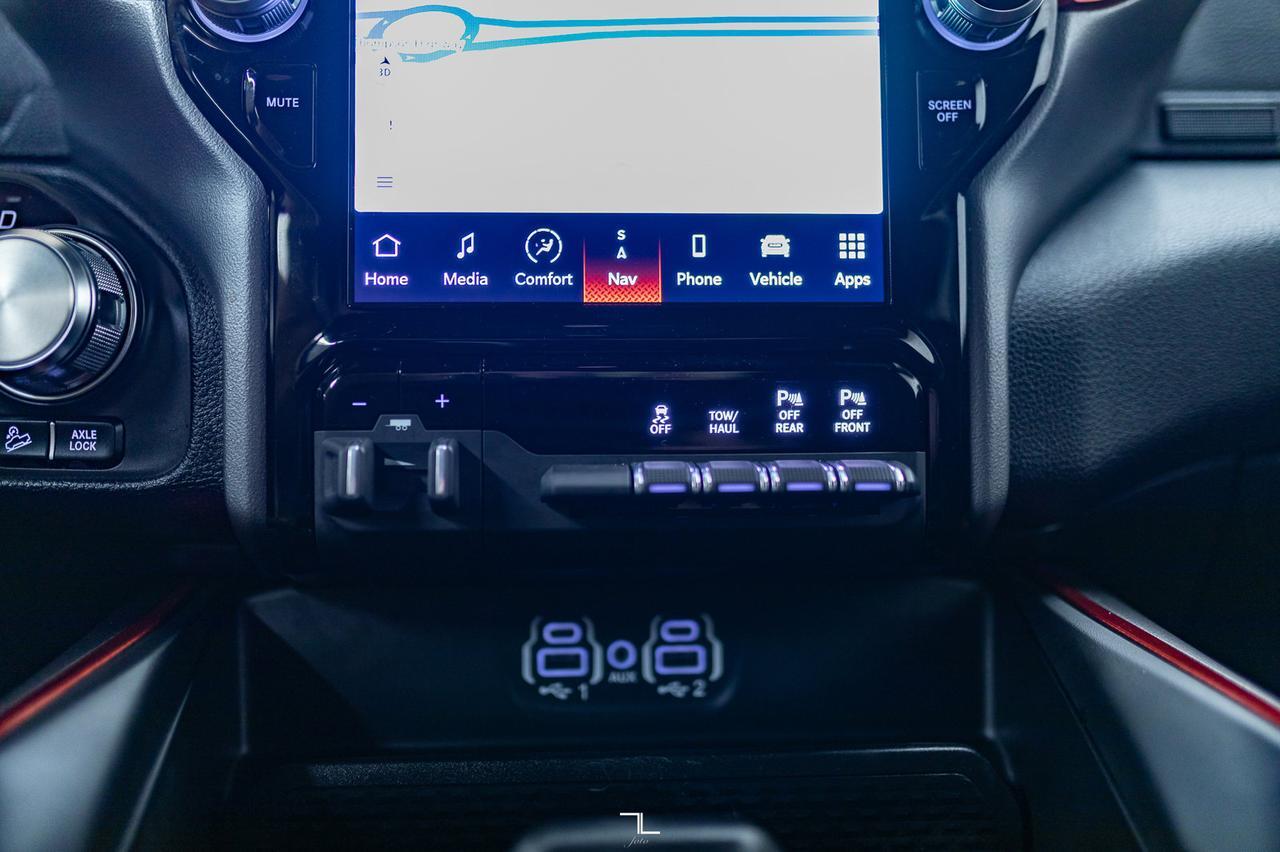 2022 Ram 1500 4x4 Crew Cab Rebel Leather Nav BCam Red Deer AB