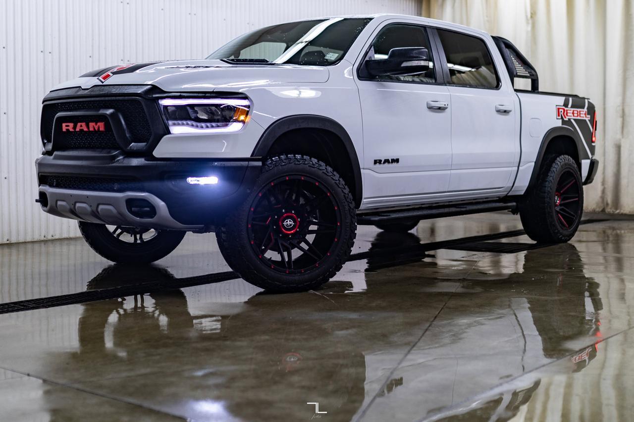 2022 Ram 1500 4x4 Crew Cab Rebel Leather Nav BCam Red Deer AB