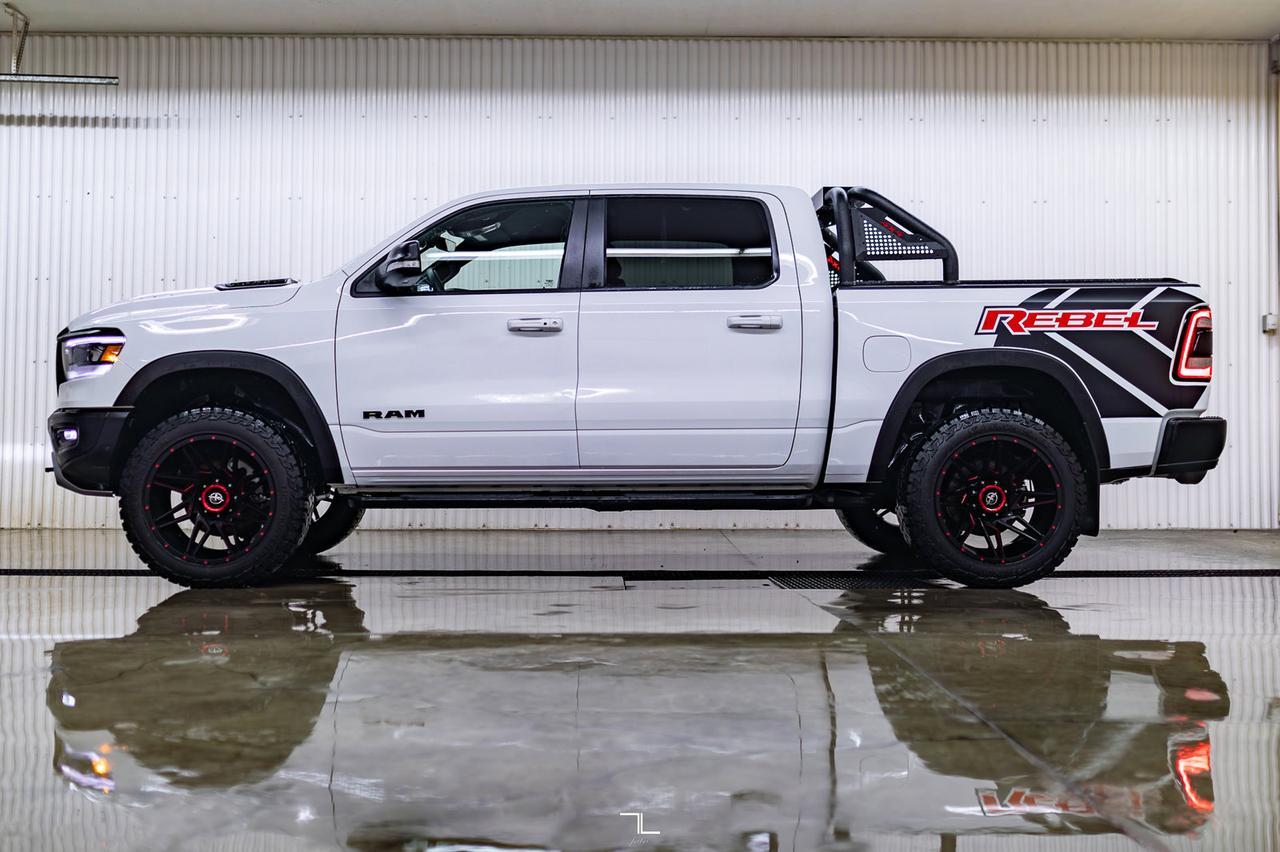 2022 Ram 1500 4x4 Crew Cab Rebel Leather Nav BCam Red Deer AB