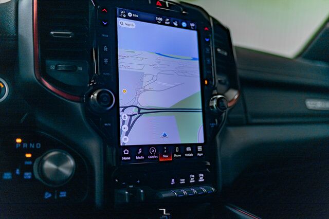 2022 Ram 1500 4x4 Crew Cab Rebel Leather Nav BCam Red Deer AB