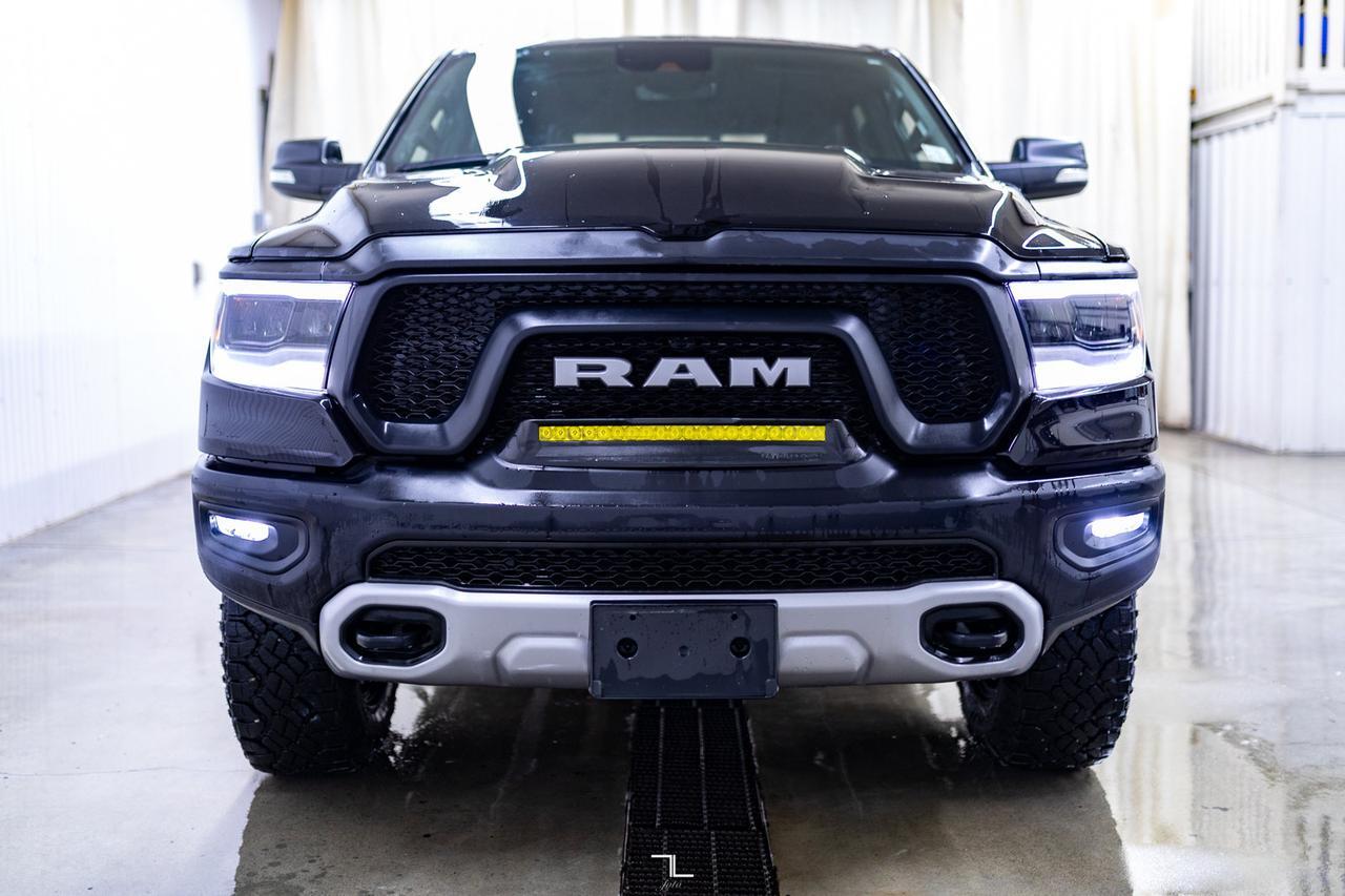 2022 Ram 1500 4x4 Crew Cab Rebel Leather Nav BCam Red Deer AB
