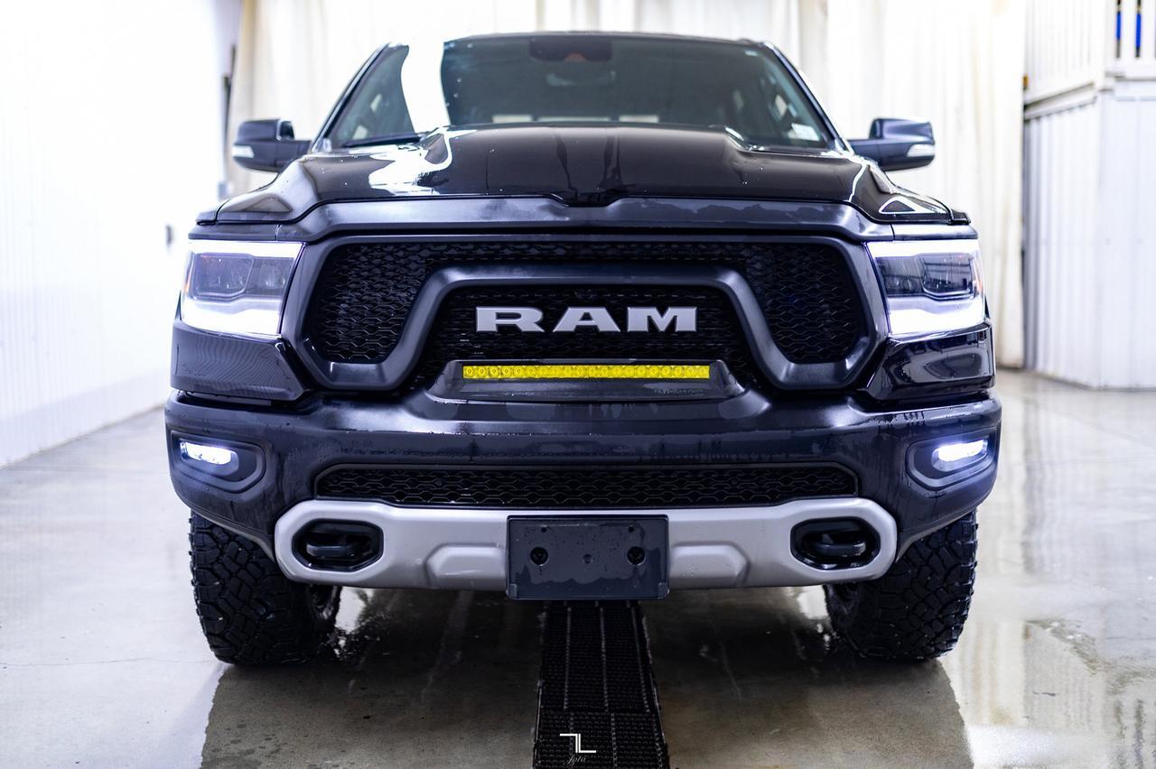 2022 Ram 1500 4x4 Crew Cab Rebel Leather Nav BCam Red Deer AB