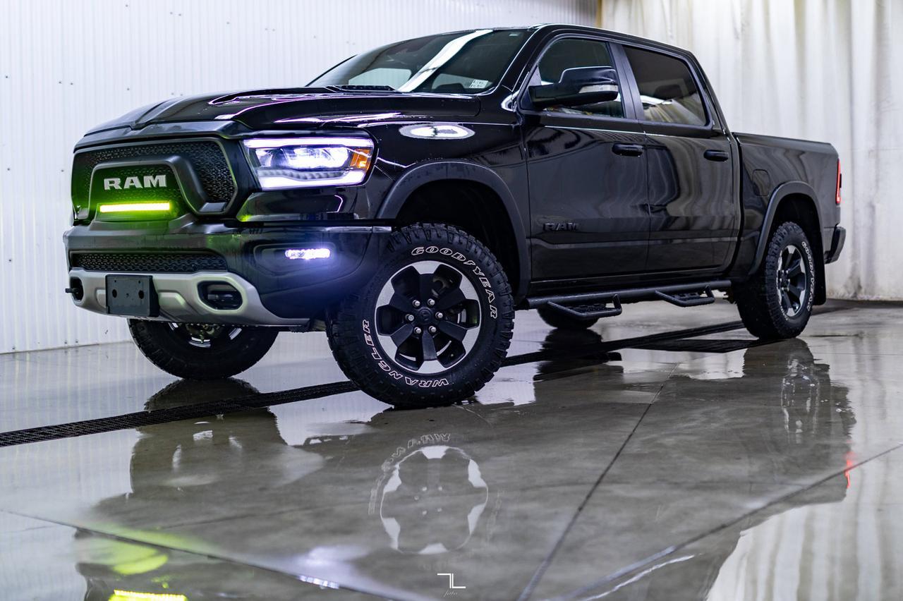 2022 Ram 1500 4x4 Crew Cab Rebel Leather Nav BCam Red Deer AB