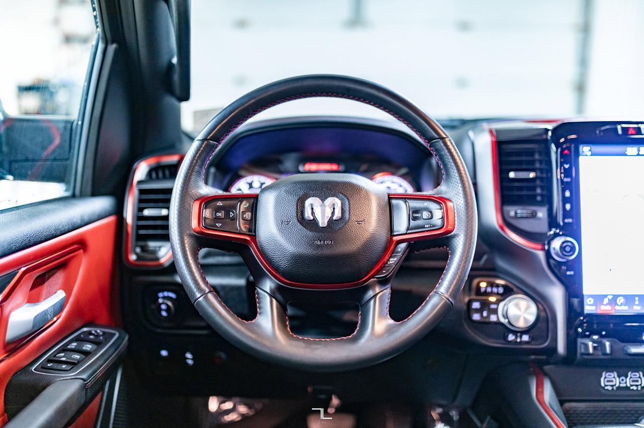 2022 Ram 1500 4x4 Crew Cab Rebel Leather Nav BCam Red Deer AB