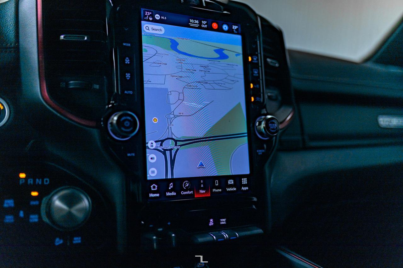 2022 Ram 1500 4x4 Crew Cab Rebel Leather Nav BCam Red Deer AB