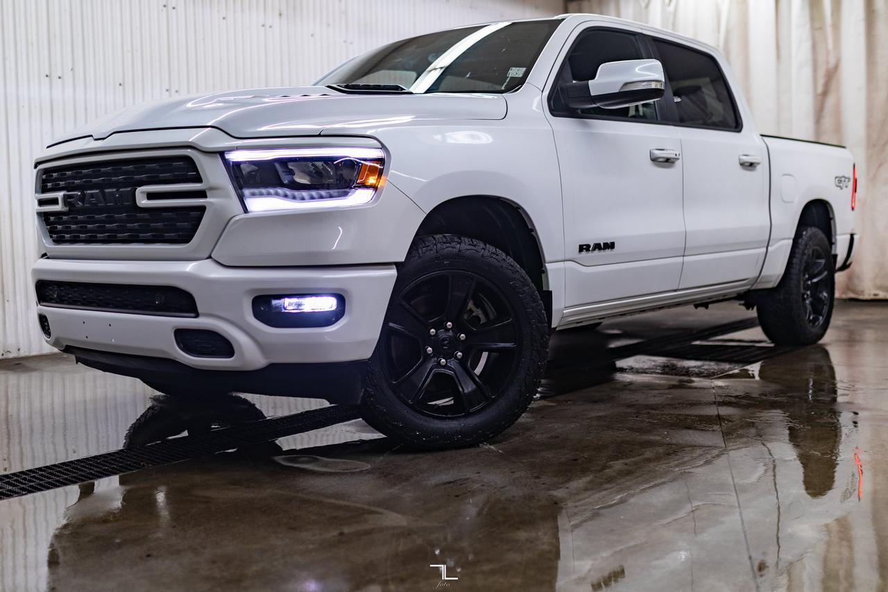 2022 Ram 1500 4x4 Crew Cab Sport GT Leather Nav BCam Red Deer AB
